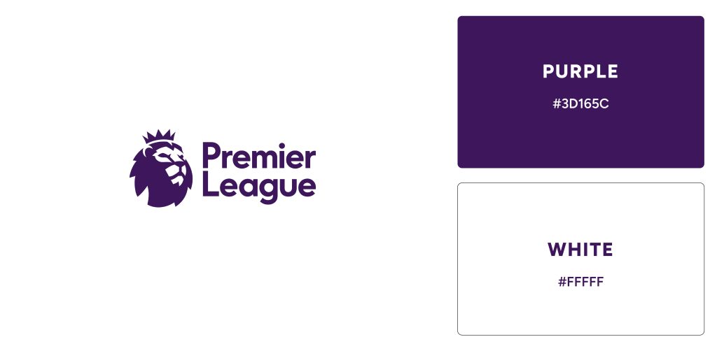 Premier League Logo Colors Psychology - Purple and White