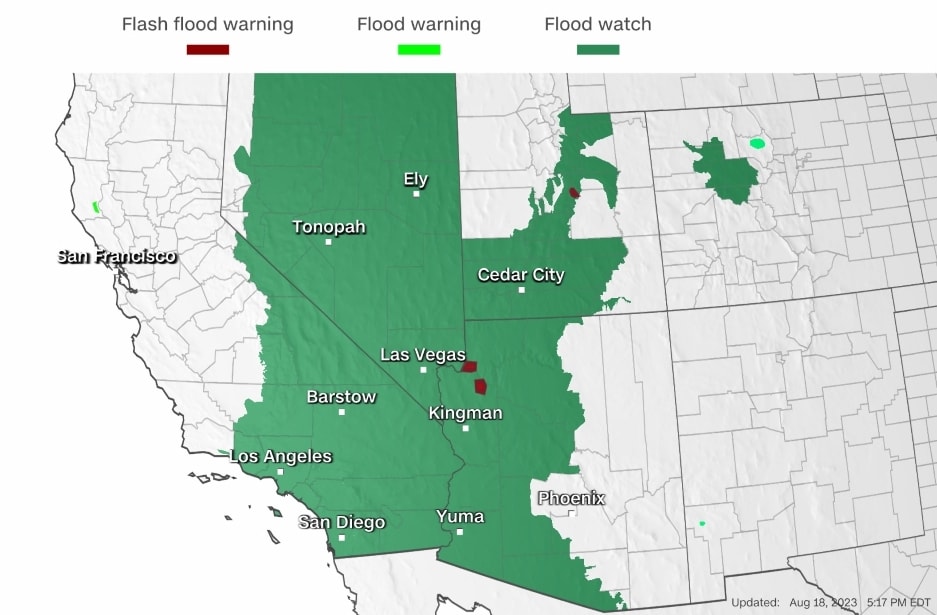 Hurricane Hilary Flood watch